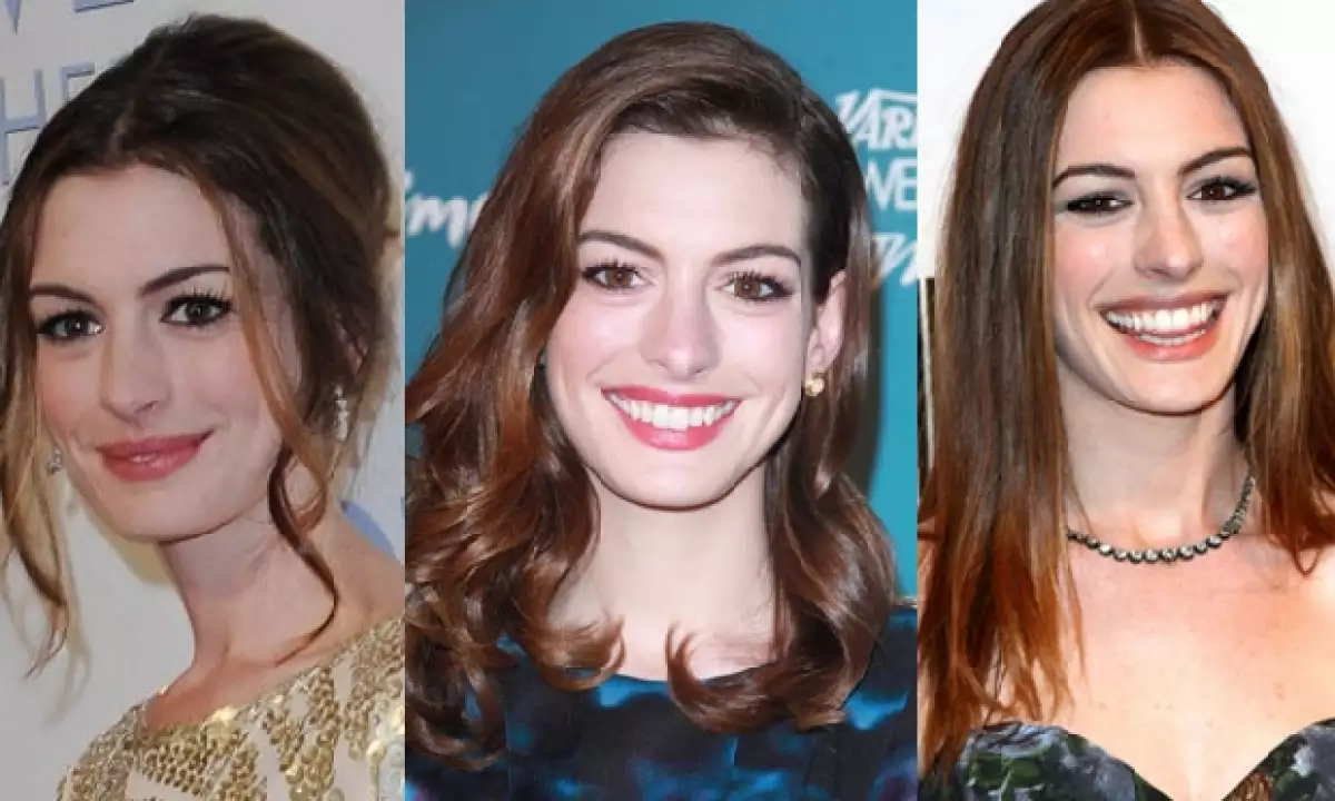 Este viernes la actriz condujo el concierto ofrecido al Nobel de la Paz y para el evento se arregló el pelo al estilo de los años 40. Aquí otro estilos de Anne.