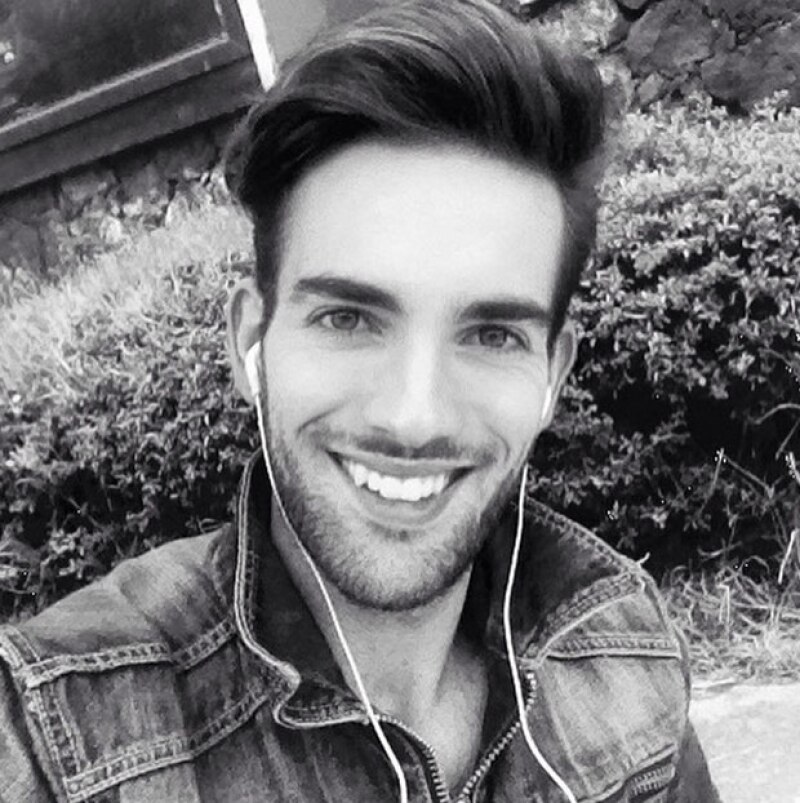 El joven artista se caracterizaba por ser una persona alegre y entusiasta.