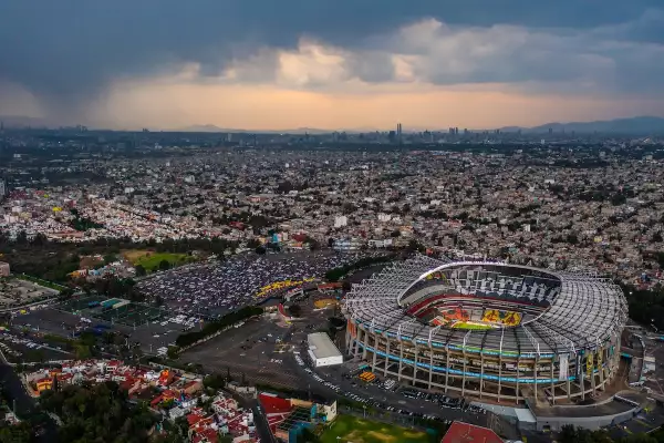 Imagen del Estadio Azteca en la Ciudad de México