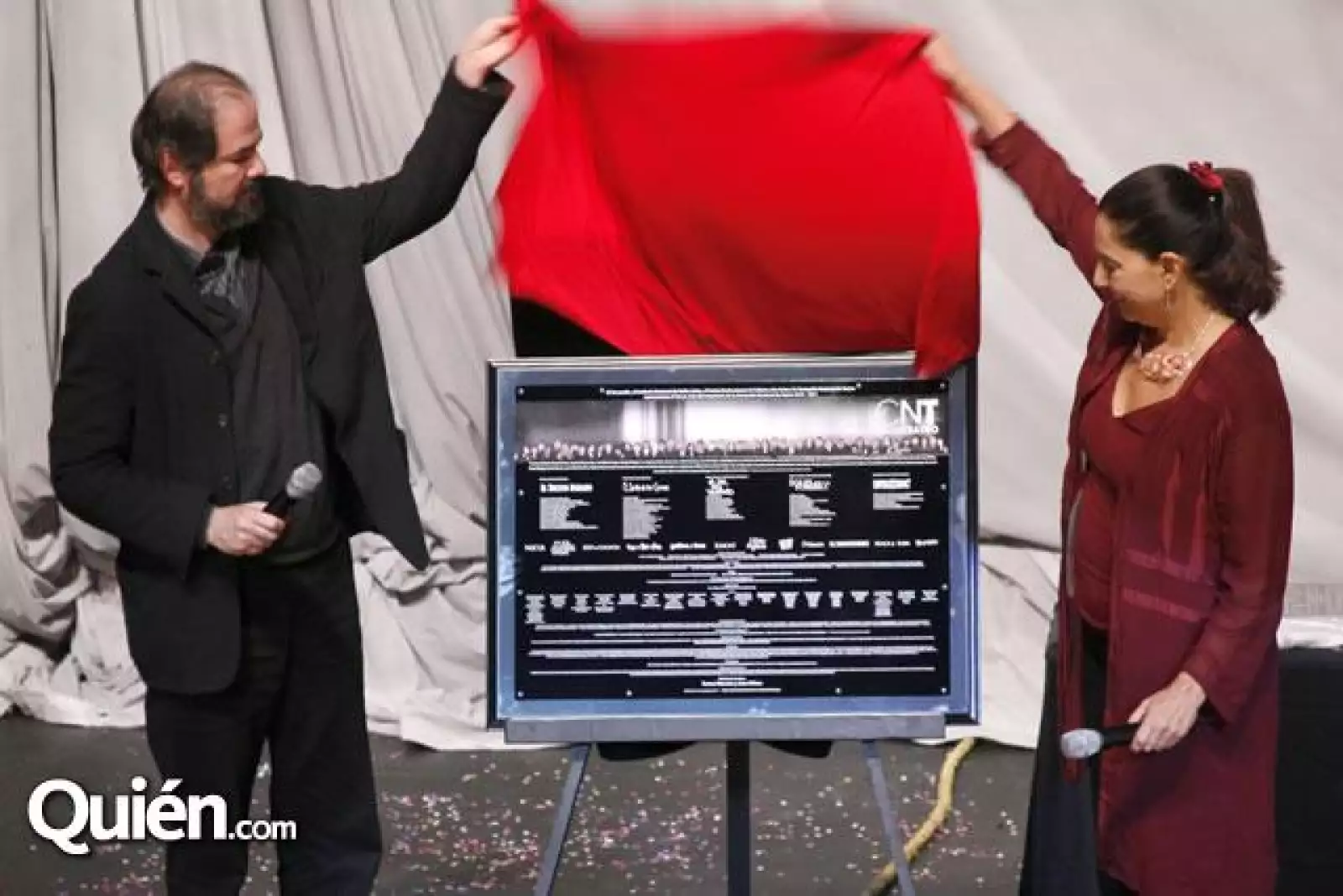 Juan Villoro y Teresa Vicencio