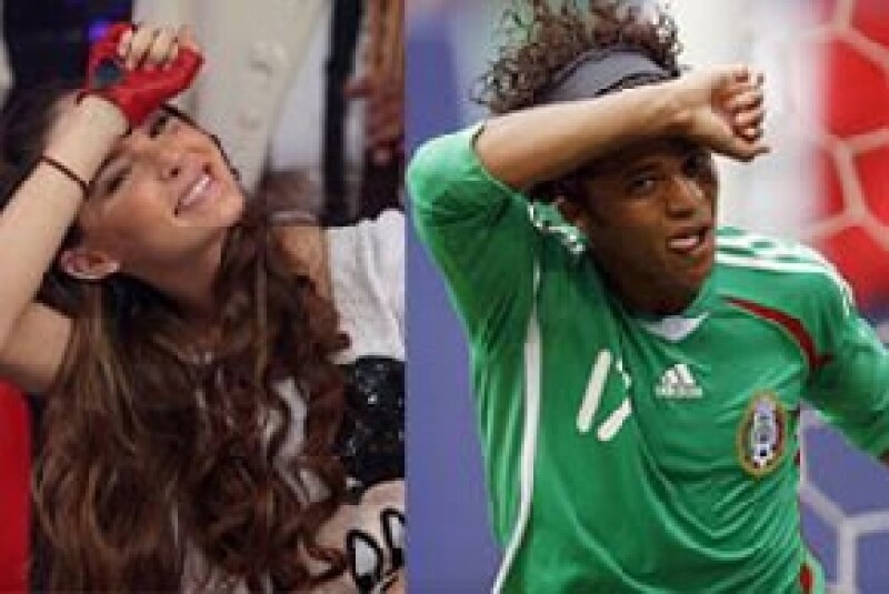 AQUELLOS VIEJOS TIEMPOS. Giovani le dijo a Belinda que cada que metiera un gol y se llevará el puño a la frente éste estaría dedicado para ella.