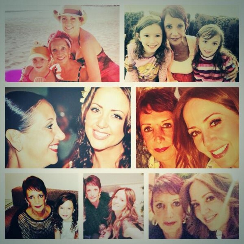 A su vez, Andrea felicitó a su mamá con otro collage.