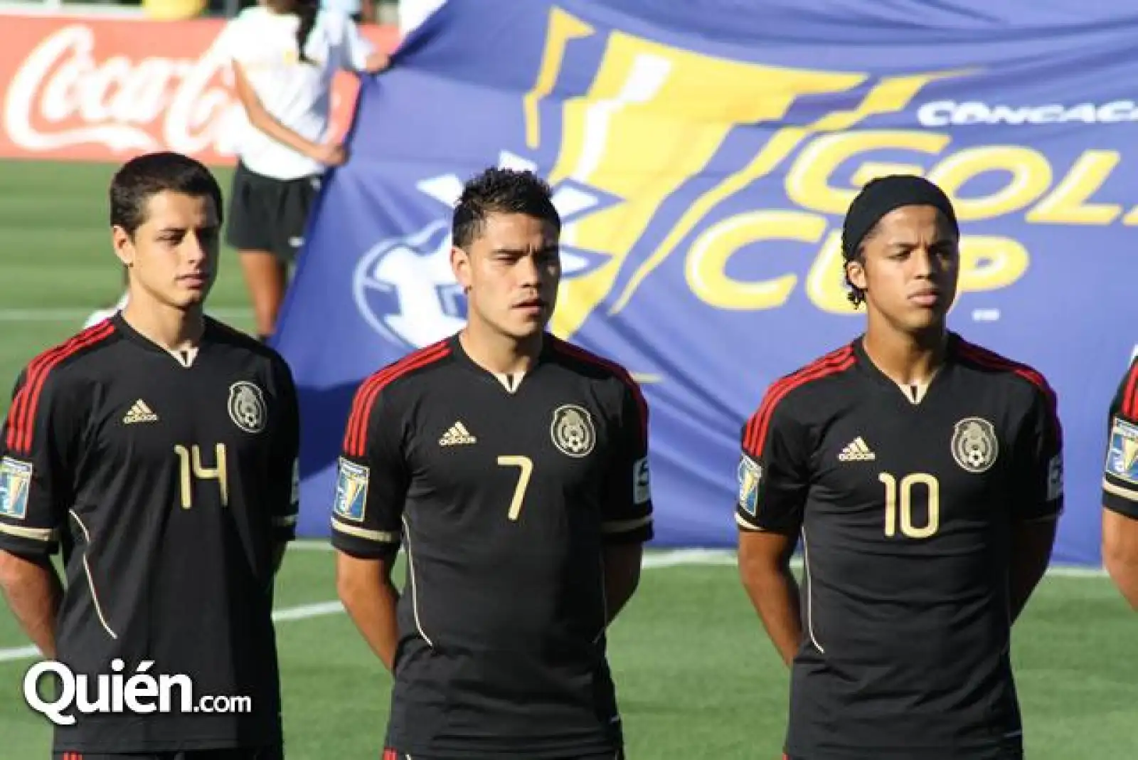 Javier "Chicharito" Hernández, Pablo Barrera, Giovanni Dos Santos