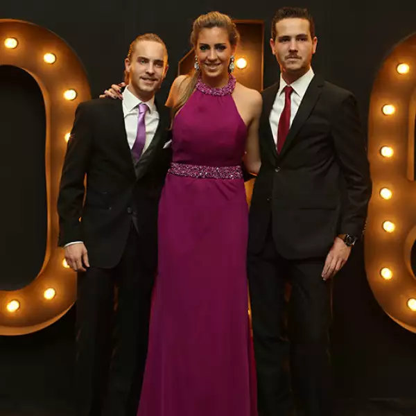 Rodrigo Fortes, Belén Fortes y Santiago Fortes