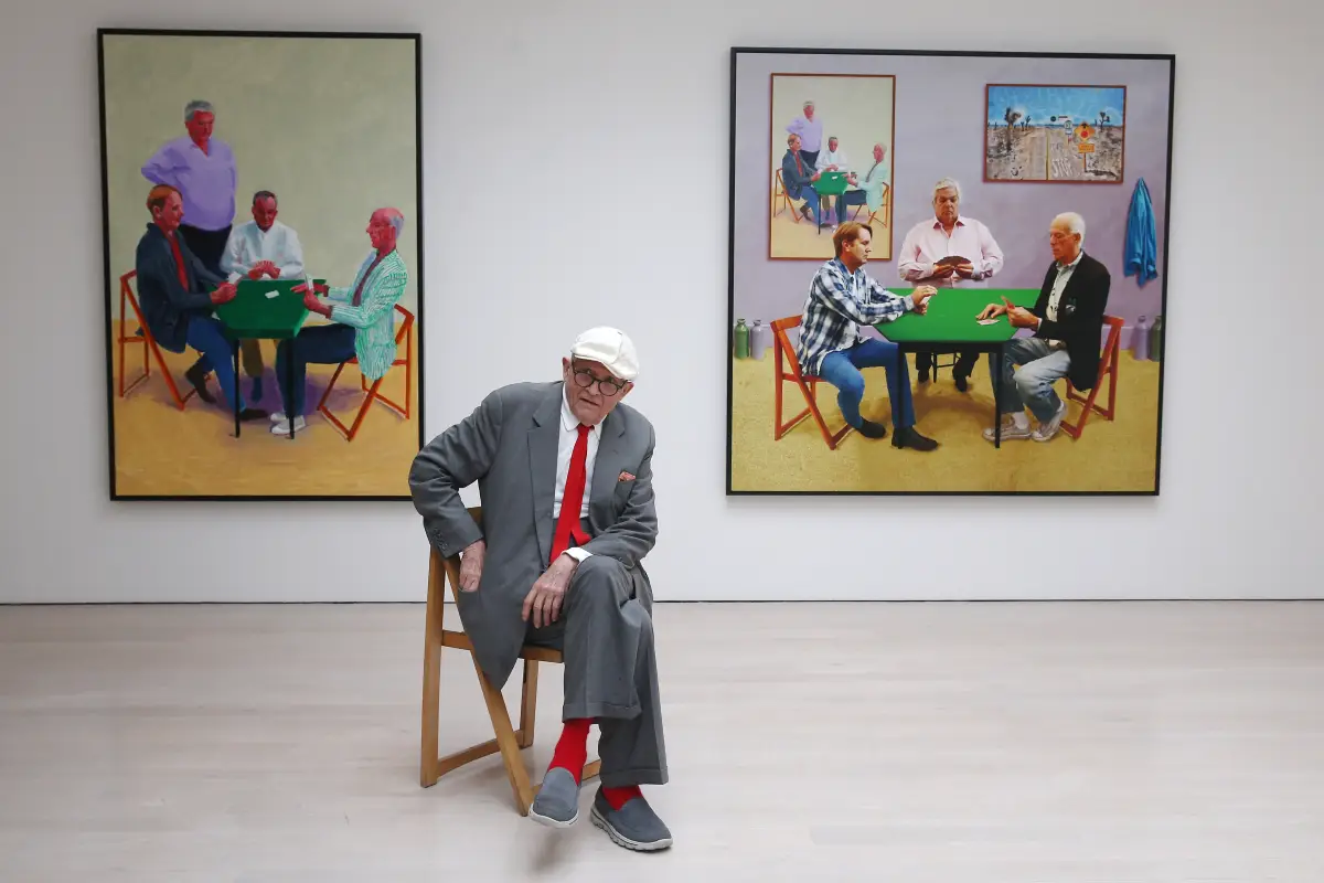 Artist David Hockney Reveals New Work