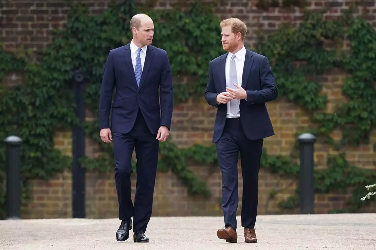 El príncipe William y el príncipe Harry