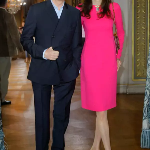 Con Nancy Shevell en el desfile de su hija Stella en la Semana de la Moda de París.