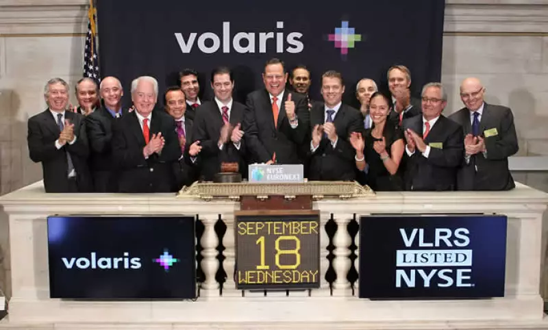 Con la entrada de Volaris ahora existen 15 empresas mexicanas cotizando en la Bolsa de Nueva York.  (Foto: Cortesía Volaris)