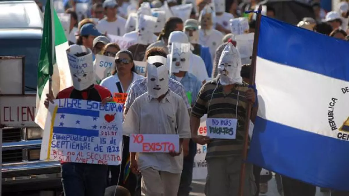 Marcha en repudio al a matanza en Tamaulipas