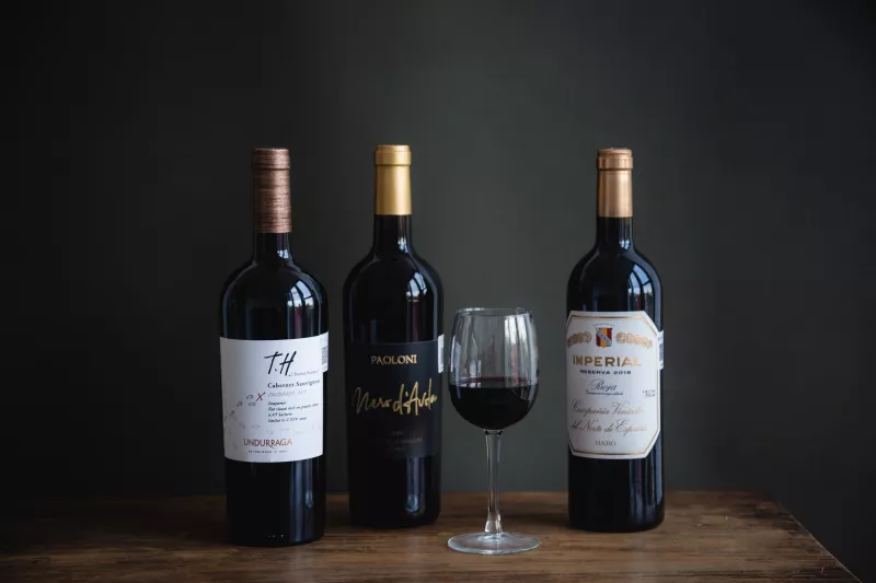 Vinos tintos (Foto: Paulina Villaseñor)