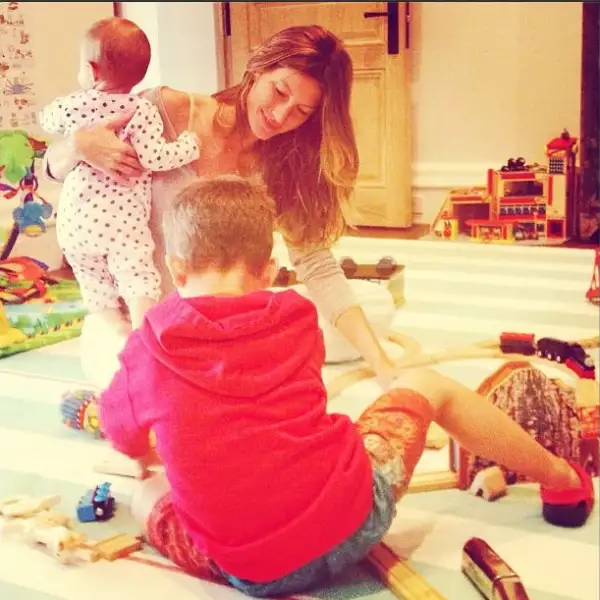 Gisele explicó que estas son sus mejores tardes: cuando las pasa con sus hijos.