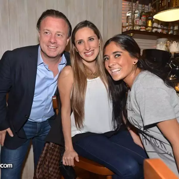 Felipe Williamson,Thalía Reyes y Liz Mena.