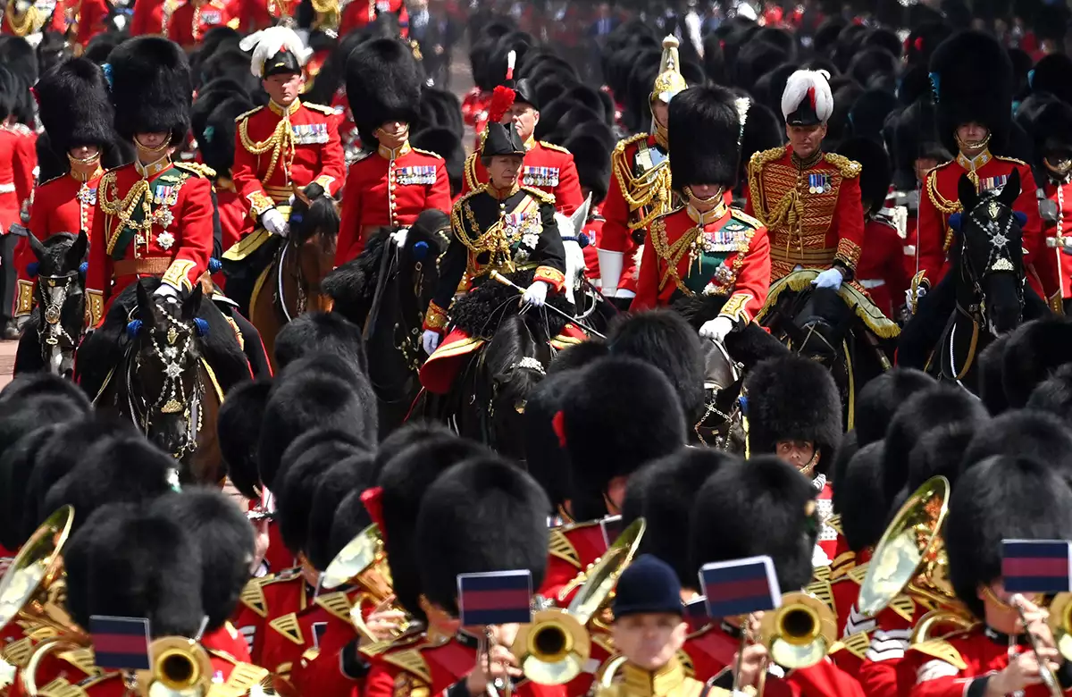 Trooping The Colour - The Queen's Birthday Parade, London, UK - 02 Jun 2022