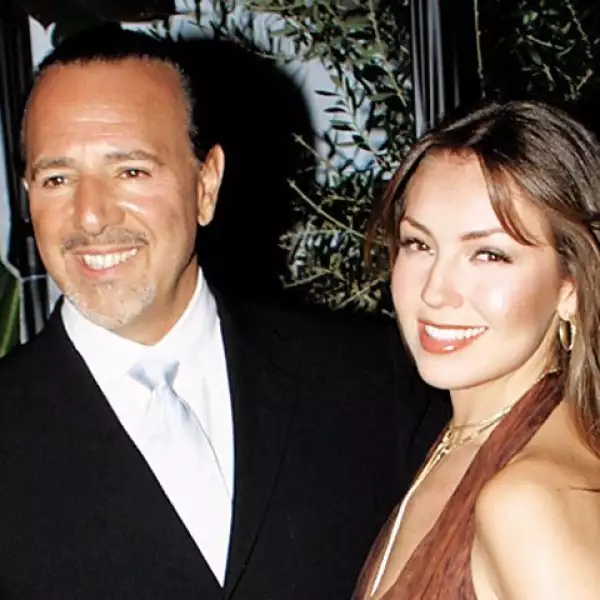 Thalía y Tommy Mottola.