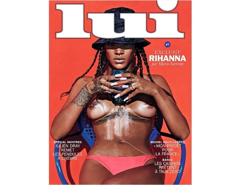 Ayer la cantante compartió con mucho orgullo su portada para la revista francesa “lui”, donde aparece topless, algo que a la red social no le pareció pues según su código, violaba algunas normas.