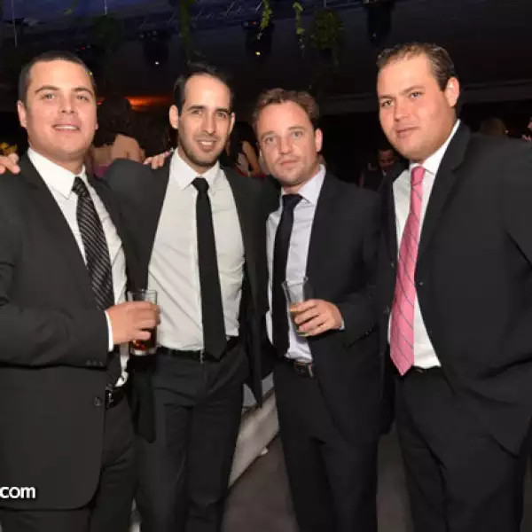 Ernesto Rodríguez, Pablo Franco, Gabriel Robles y Gaspar Alarcón