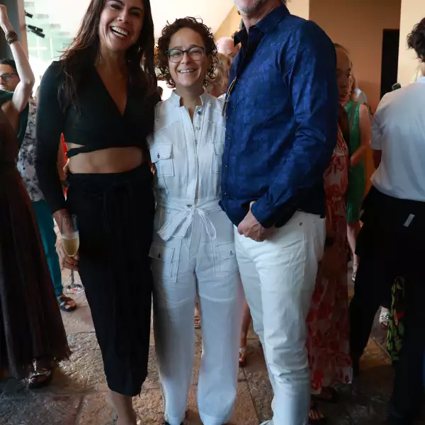 Paola Rojas, Michelle Fridman y Marcelo Imposti