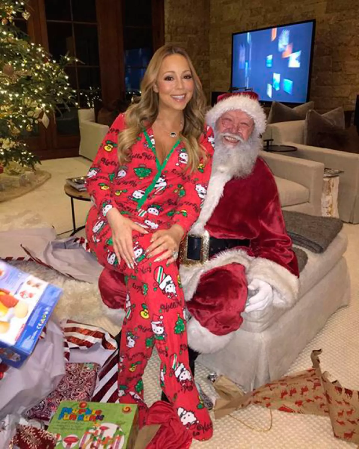 Navidad es una de las fechas favoritas de Mariah Carey.