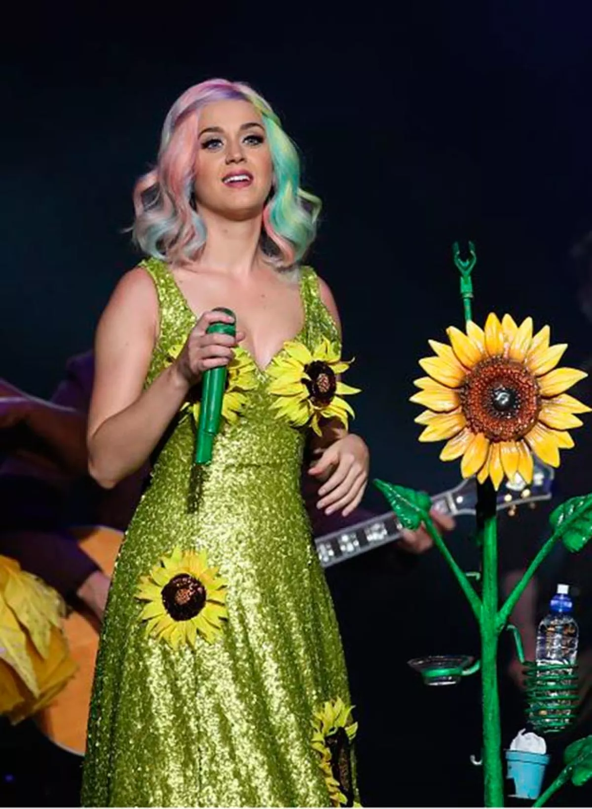 La cantante ha utilizado este vestido en otros conciertos de su gira.