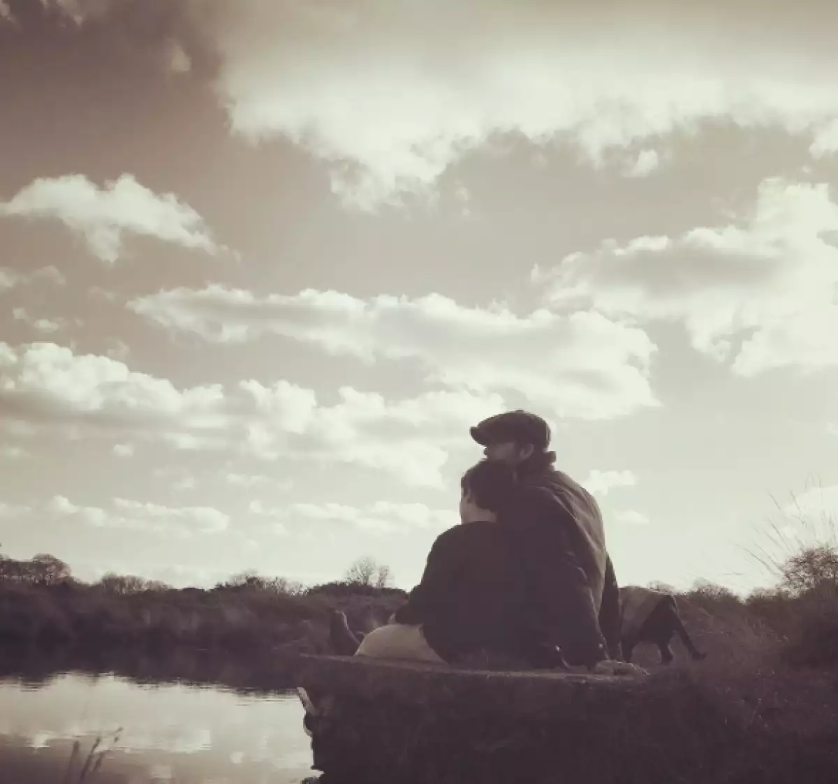 David y Cruz durante un viaje familiar.