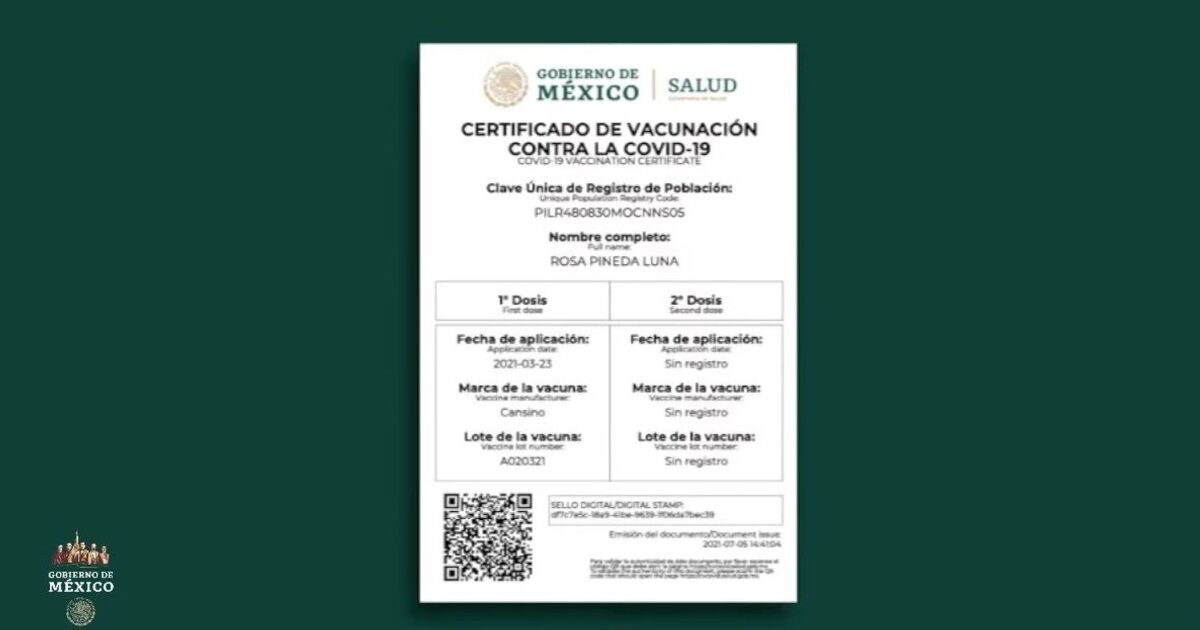 7 de 10 personas están a favor del certificado de vacunación anti COVID-19