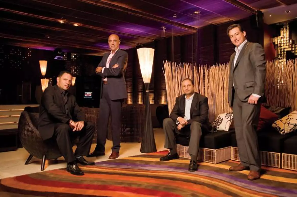 Sergio Berger, Pedro Torres, Eduardo Solórzano y Alberto Cinta crean centro que reúne un restaurante asiático, otro italiano, un lounge, un cabaret, una tienda gourmet, un salón de jazz y un antro.