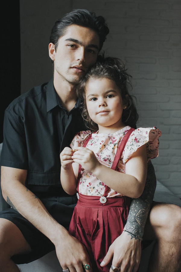 Sergio Mayer Mori, Natália Subtil y Mila, la familia que nunca fue