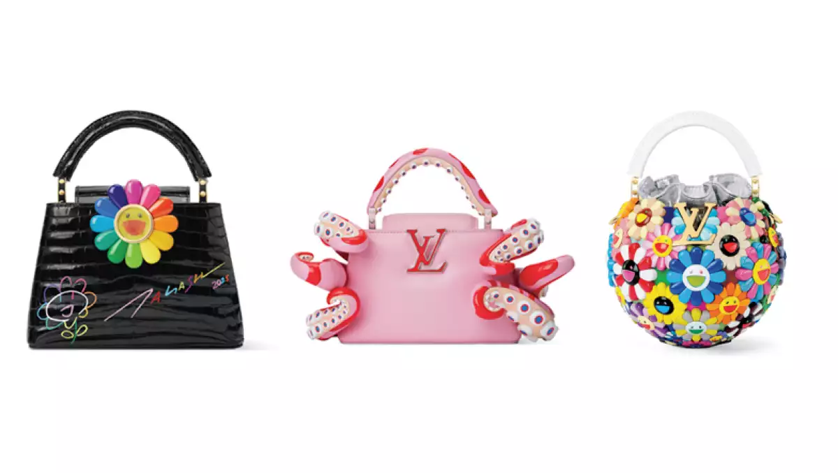 Takashi Murakami interviene el bolso Capucine de Louis Vuitton