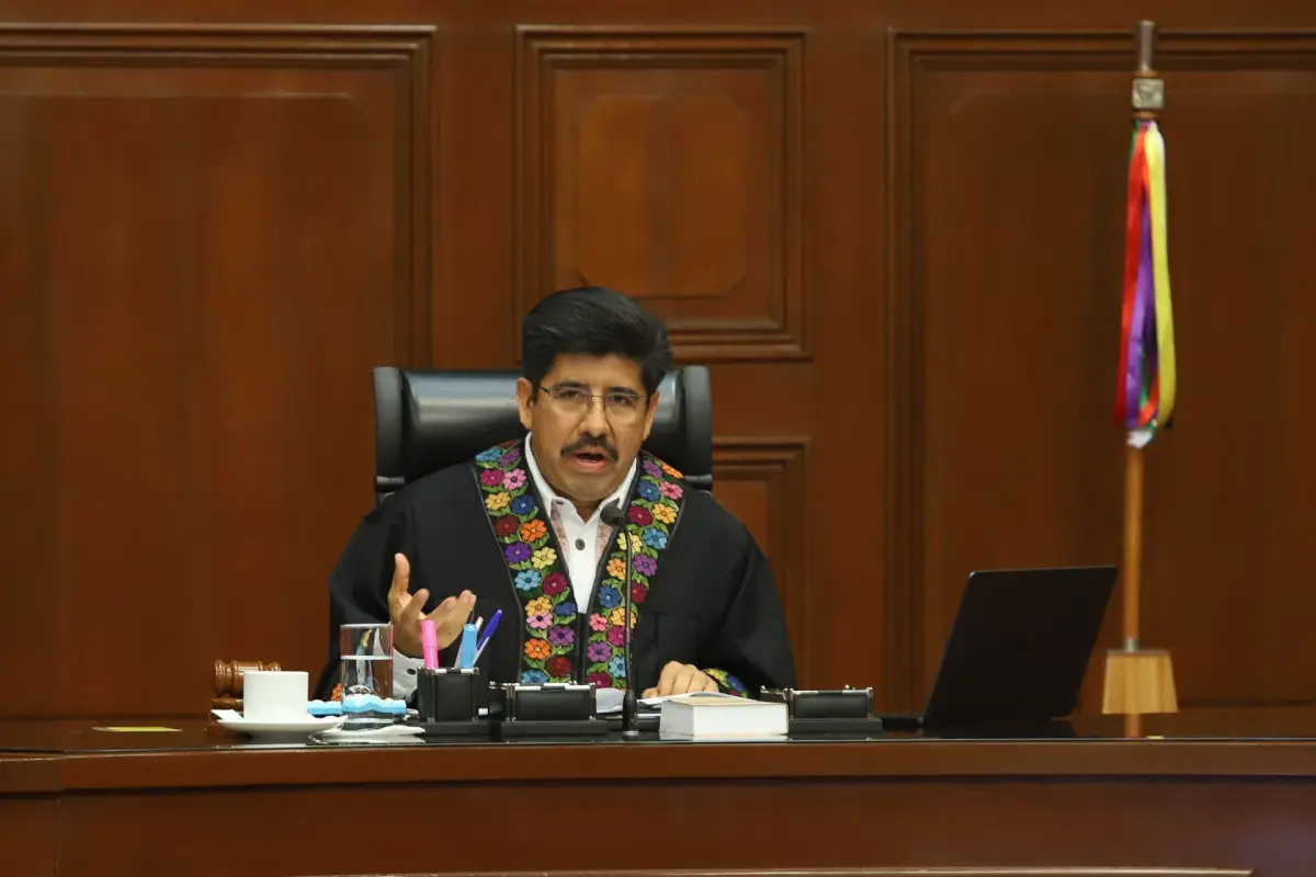 El ministro presidente de la SCJN, Hugo Aguilar Ortiz reporta avances a un mes de funciones.