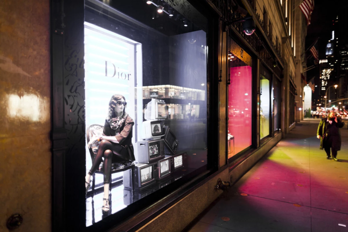 Dior store in the Fifth Avenue New York City