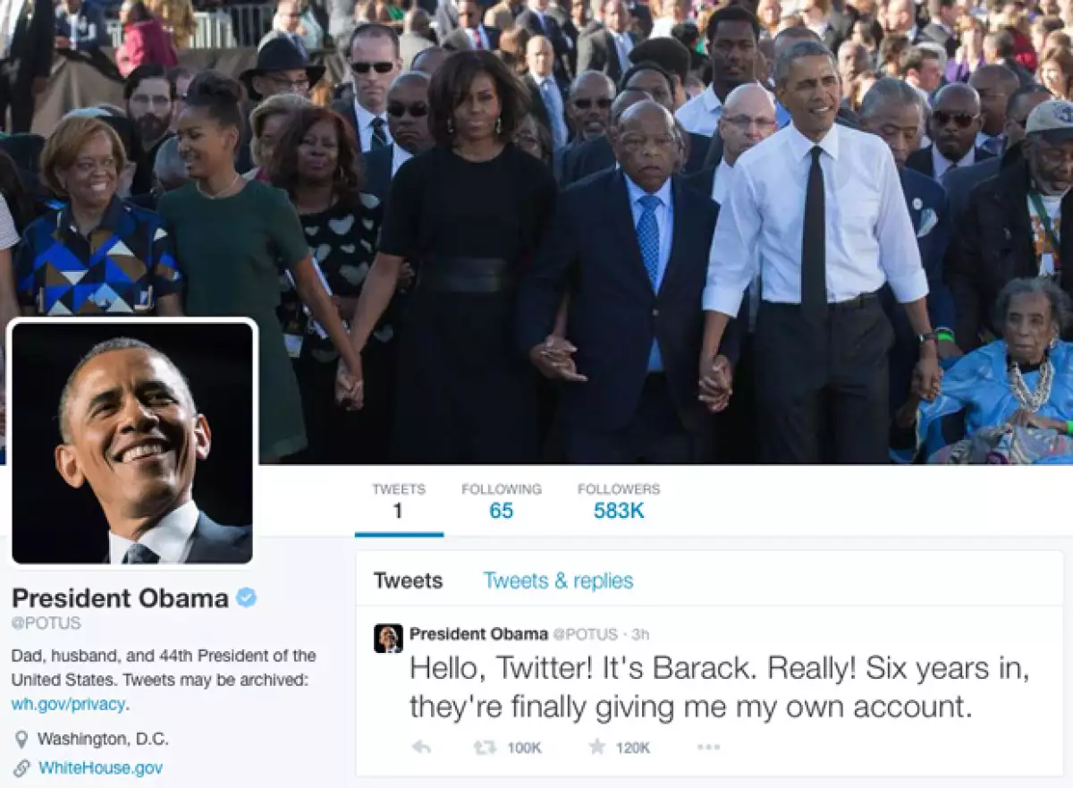 Este inicio de semana escribió su primer tuit.