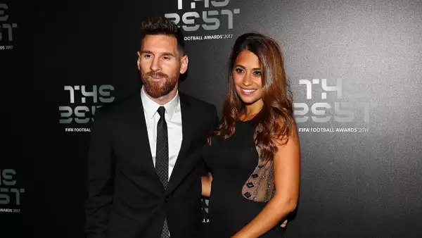 Lionel Messi y Antonella Rocuzzo