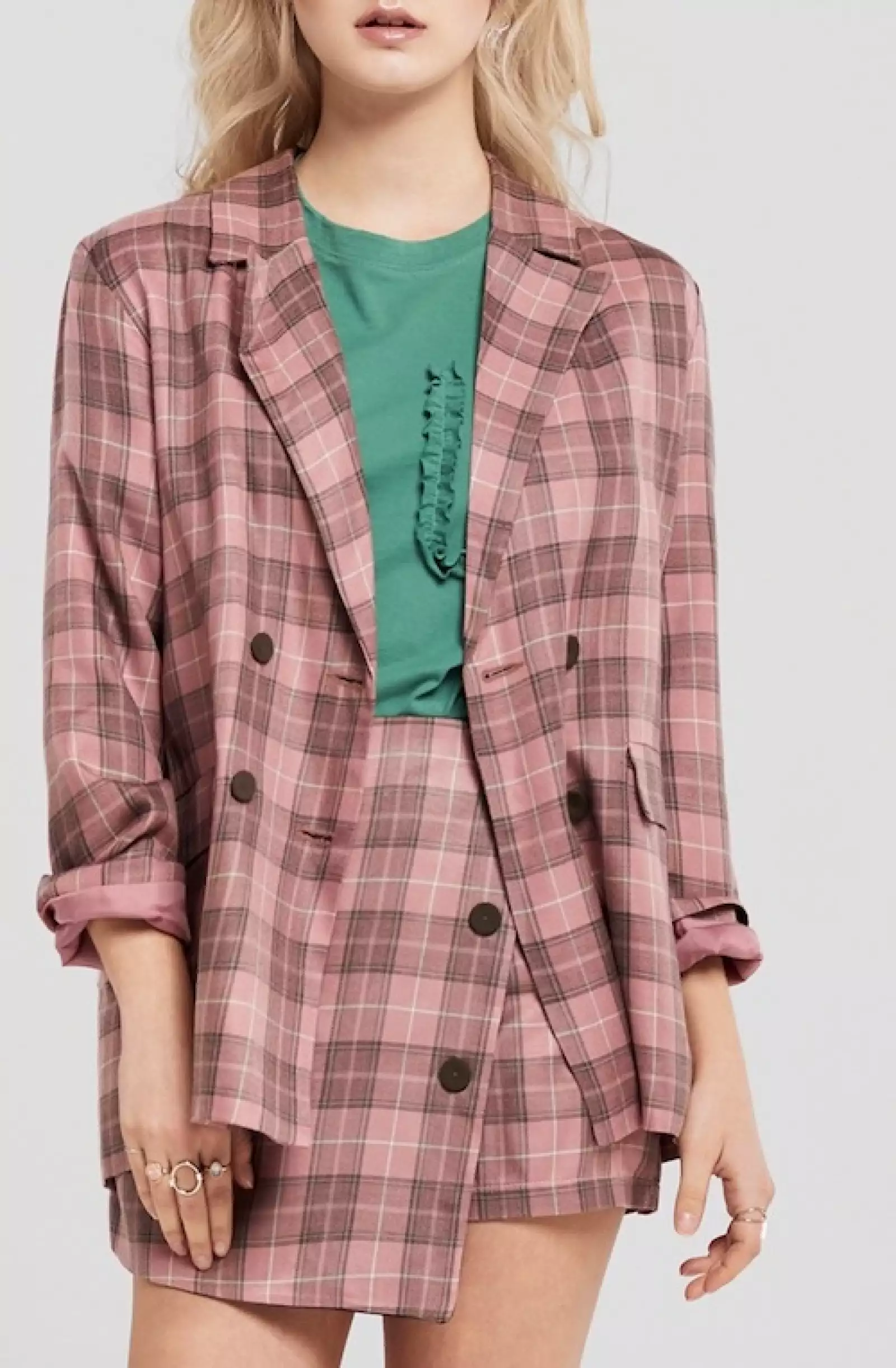 Emily Tartan Check 2 Piece Set Storets