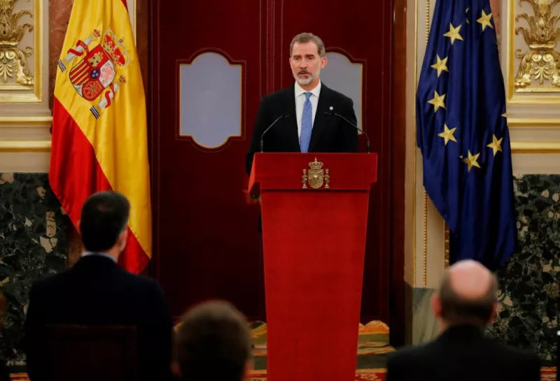 King Felipe Of Spain Attends 40th Anniversary Of 23-F