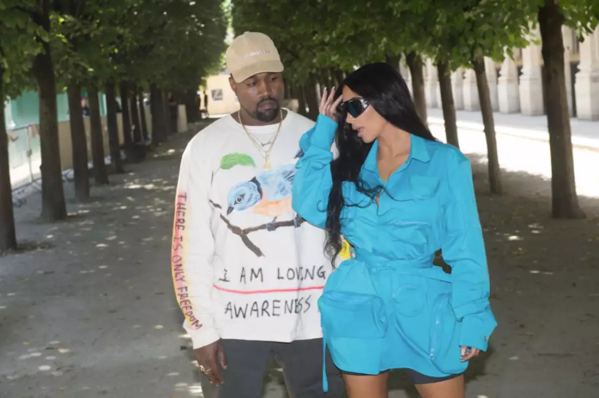Kanye West y Kim Kardashian