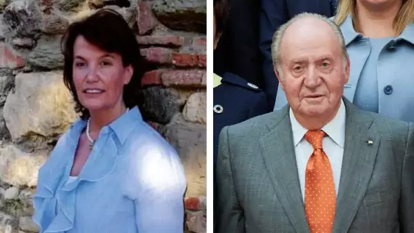 Ingrid Sartiau y Juan Carlos de España