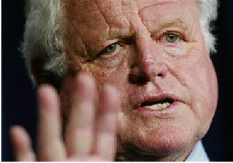 El senador Edward Kennedy fue una figura central del Partido Demócrata. (Foto: AP)