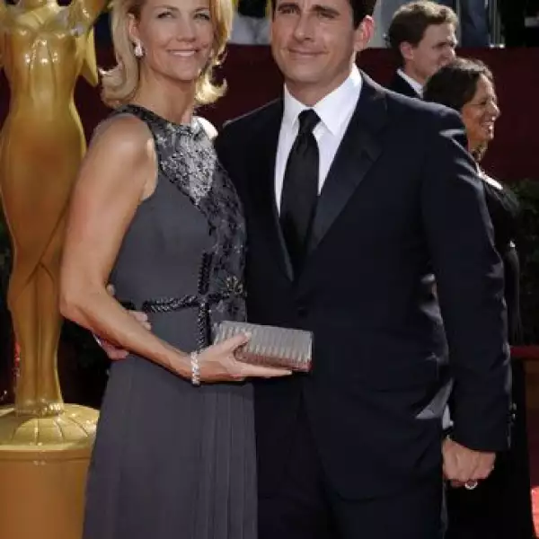 Steve Carell y su esposa, Nancy Walls.