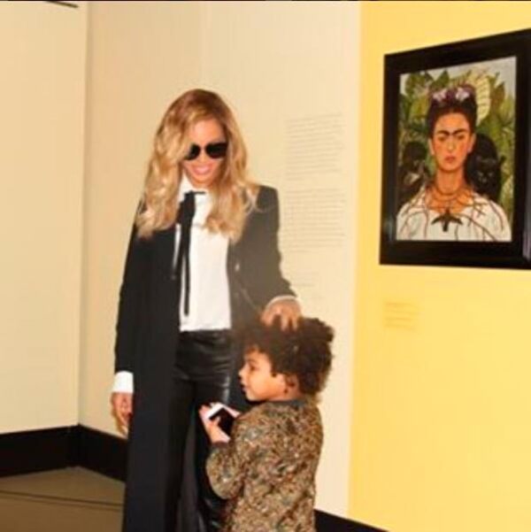 Blue Ivy, de cuatro años, se ha convetido en la acompañante incondicional de Beyoncé.