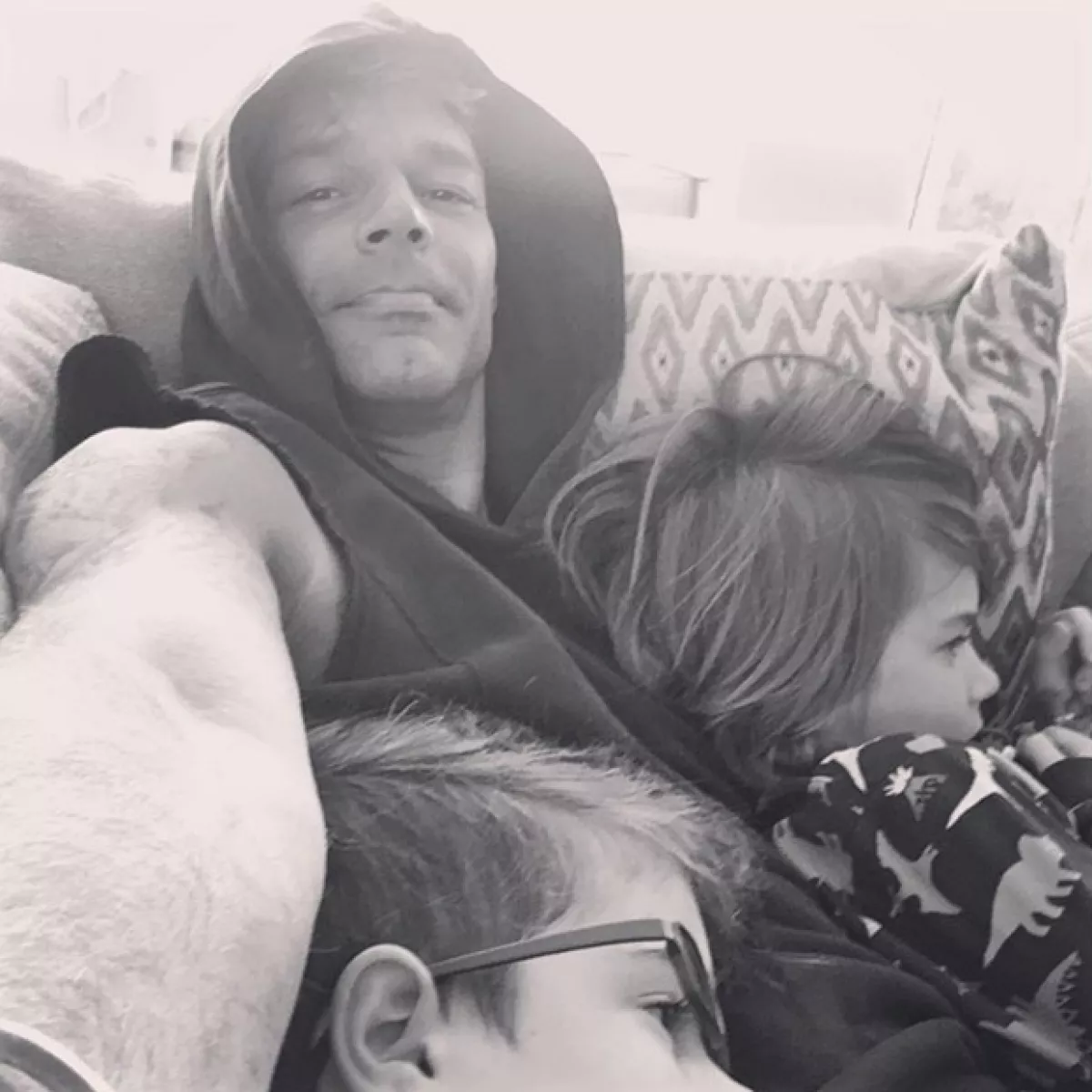 Actualmente Matteo y Valentino son su adoración