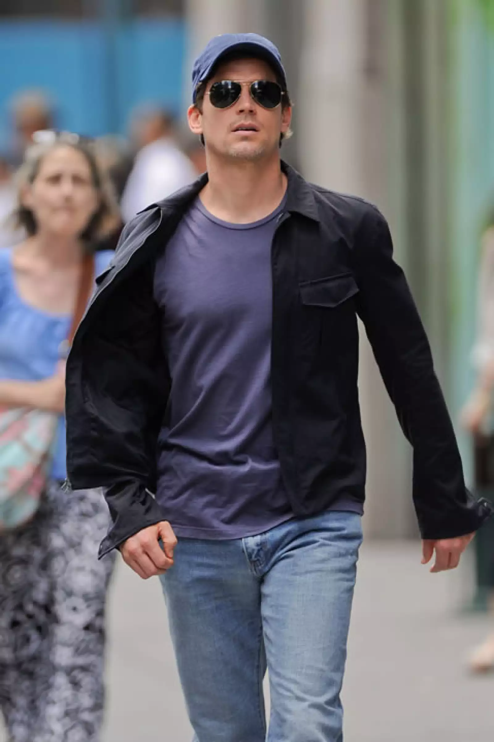 Con un look muy casual caminando por las calles de nueva york en 2011.