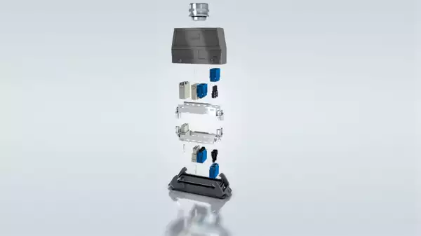 El conector rectangular, comparado con el circular,
