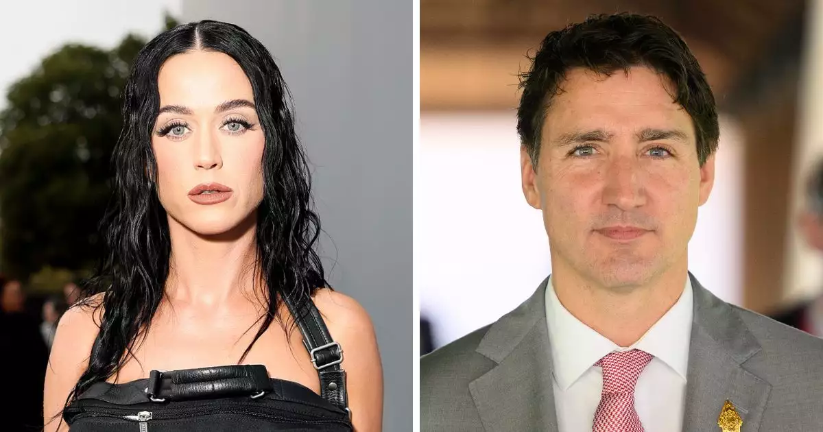 Katy Perry y Justin Trudeau