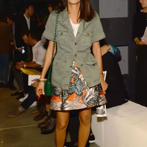 Giovanna Battaglia en Proenza Schouler.