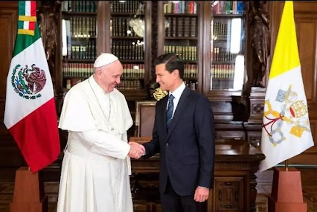 Enrique Peña Nieto y el Papa Francisco