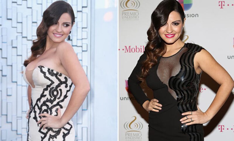 El super escote de Maite Perroni que robó miradas durante el red carpet de la gala.