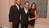 Jorge Suárez, Felipe Serur y Mariana Durazo