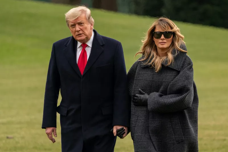 Trump Returns to White House Cutting Short His Vacation, Washington DC, USA - 31 Dec 2020