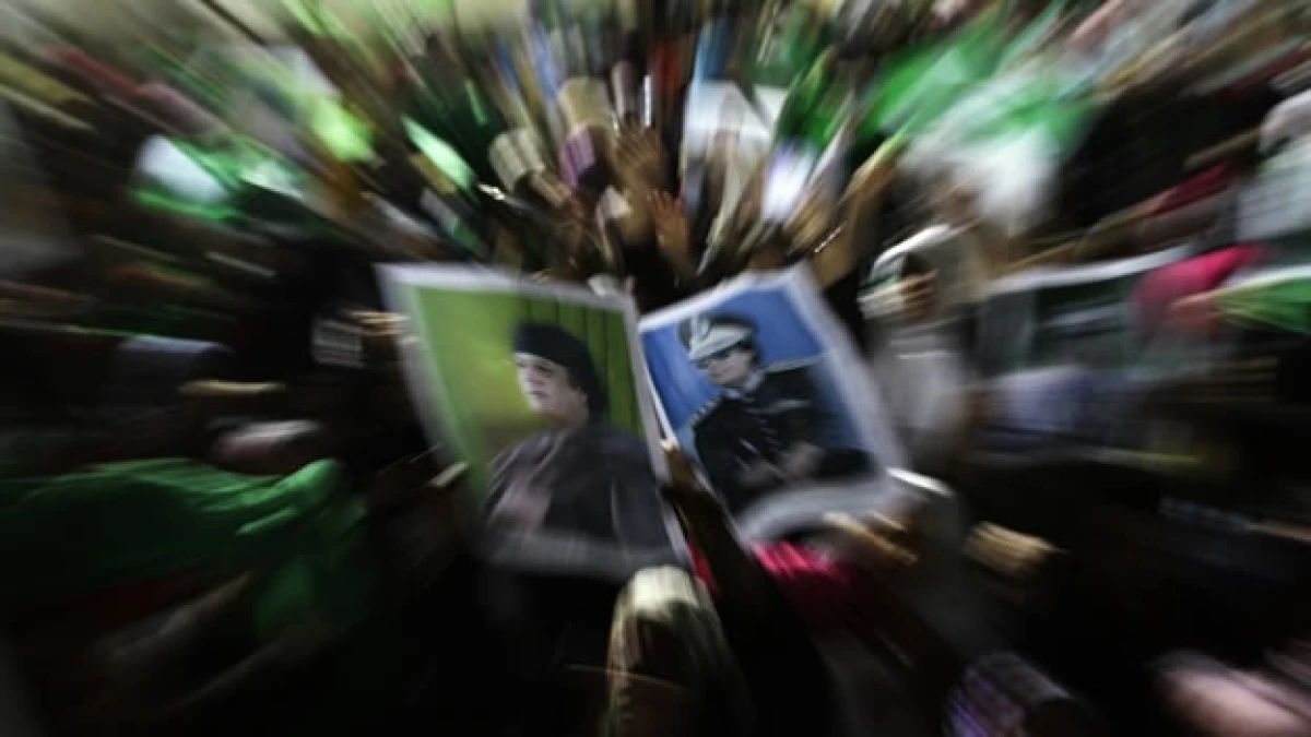 Libia - apoyo a Gadhafi