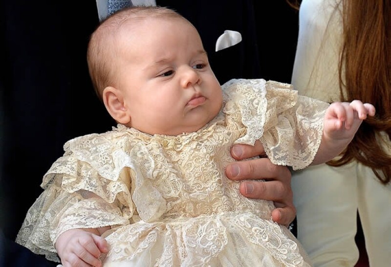 El Príncipe George es el bebé de más alta jerarquía de nuestra lista.
